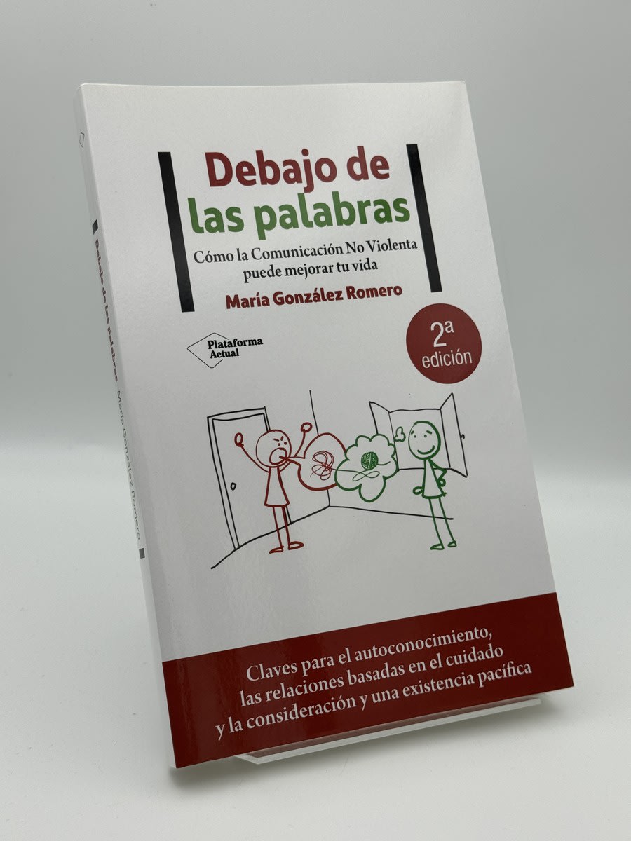Debajo de las palabras - María González Romero - Portada