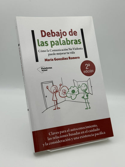 Debajo de las palabras - María González Romero - Portada