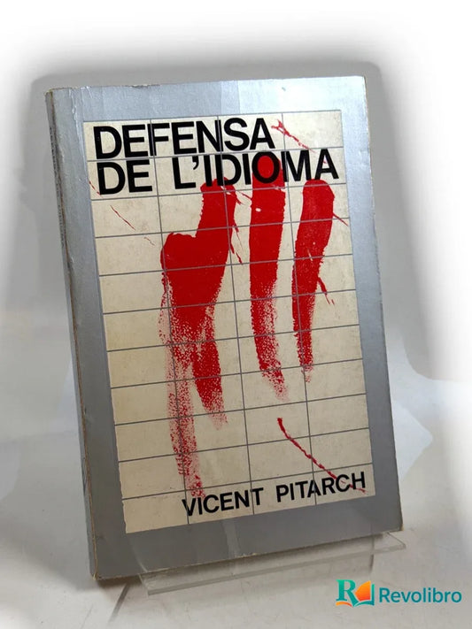 Portada de Defensa de l’idioma - 1ª edición de Vicent Pitarch, libro de segunda mano