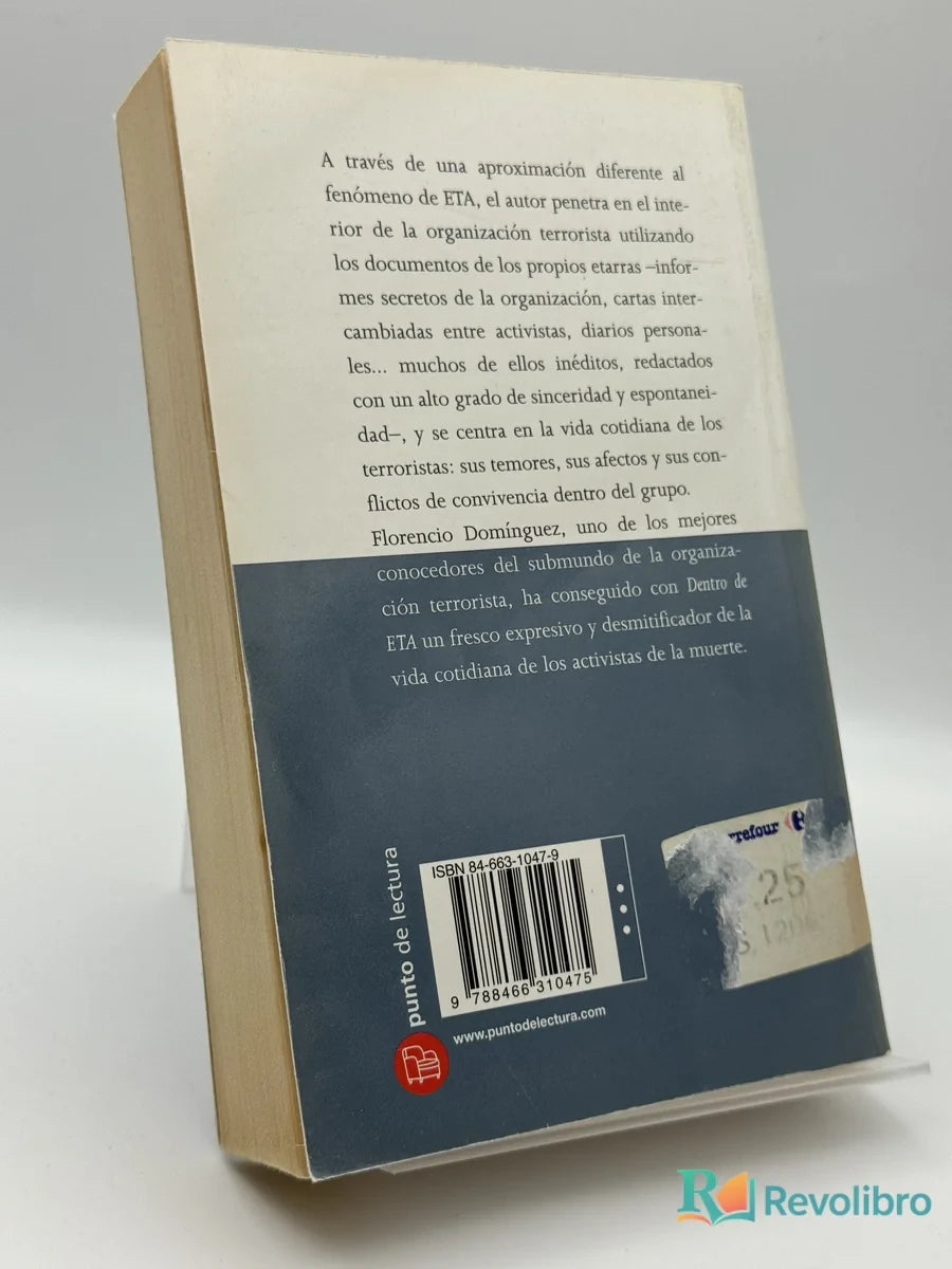Foto 3 de Dentro de ETA de Florencio Domínguez, libro de segunda mano