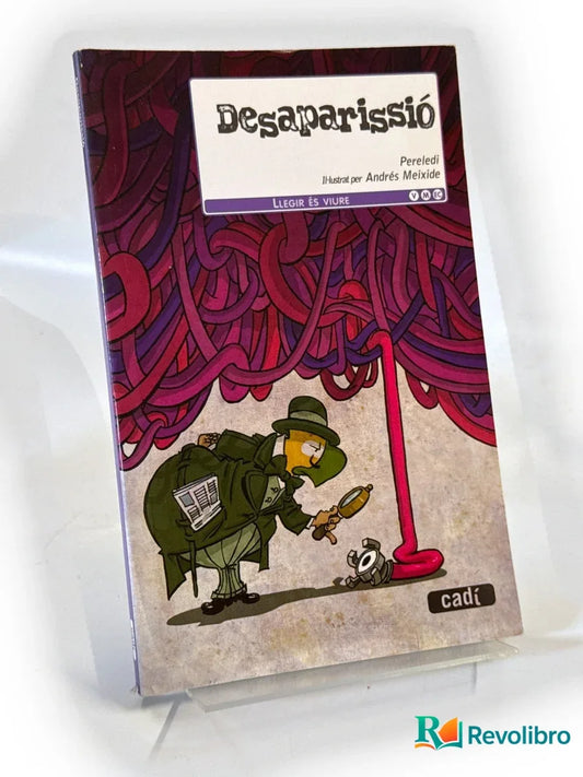 Portada de Desaparissió de Pereledi, libro de segunda mano