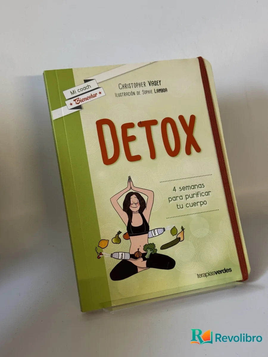 Portada de Detox de Christopher Vasey, libro de segunda mano