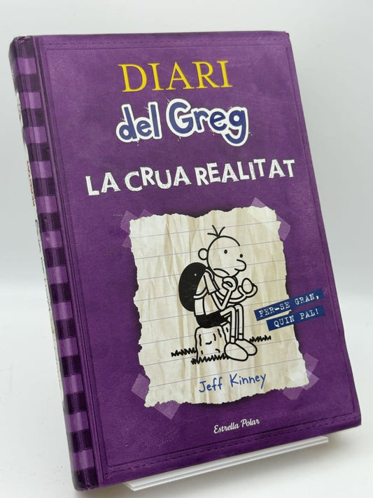 Portada de Diari de greg La crua realitat - Jeff Kinney de Jeff Kinney, libro de segunda mano