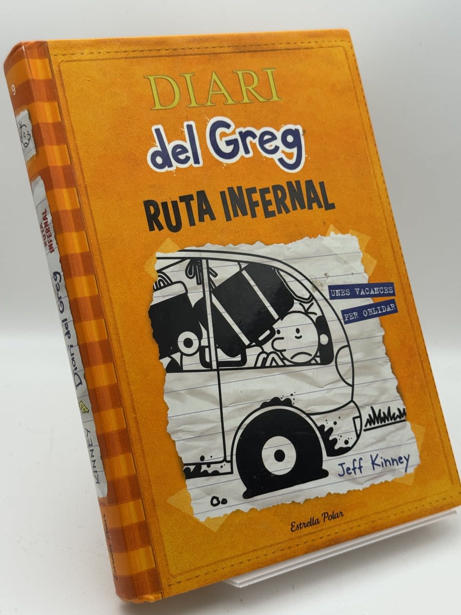 Portada de Diari de greg ruta infernal - Jeff Kinney de Jeff Kinney, libro de segunda mano