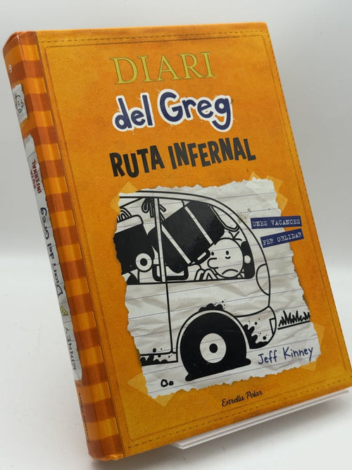 Portada de Diari de greg ruta infernal - Jeff Kinney de Jeff Kinney, libro de segunda mano
