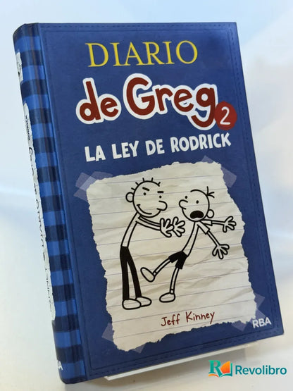 Portada de Diario de Greg 2: la Ley de Rodrick de Jeff Kinney, libro de segunda mano