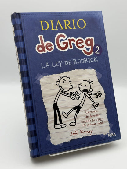 Portada de Diario de Greg 2: la Ley de Rodrick de Jeff Kinney, libro de segunda mano