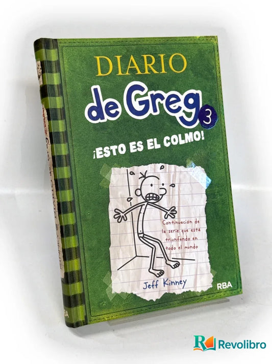 Portada de Diario de Greg 3: ¡Esto es el colmo! - Jeff Kinney de Jeff Kinney, libro de segunda mano