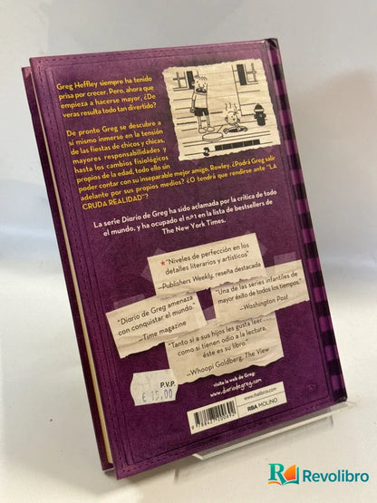 Foto 2 de Diario de greg 5: la cruda realidad de Jeff Kinney, libro de segunda mano