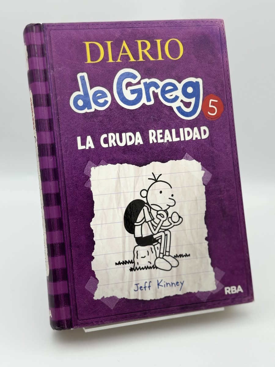 Portada de Diario de greg 5: la cruda realidad de Jeff Kinney, libro de segunda mano