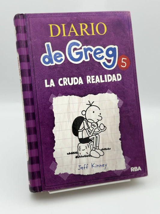 Portada de Diario de greg 5: la cruda realidad de Jeff Kinney, libro de segunda mano