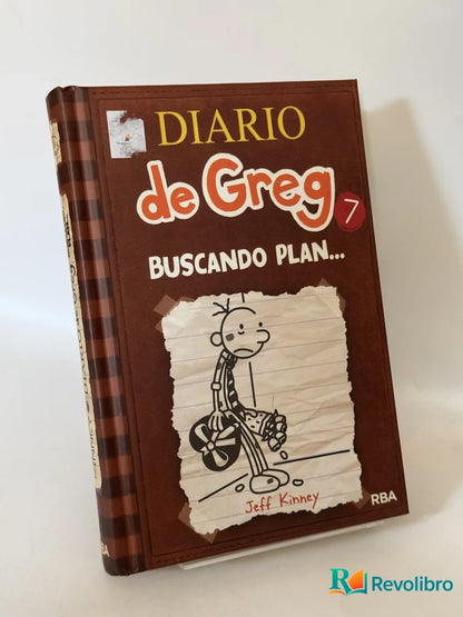 Portada de Diario de Greg 7 Buscando Plan... de Jeff Kinney, libro de segunda mano