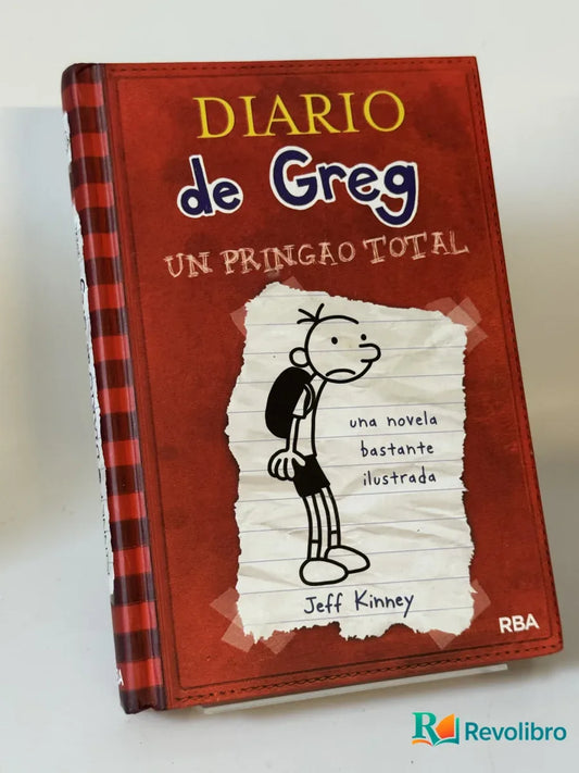 Portada de Diario de Greg: Un pringao total de Jeff Kinney, libro de segunda mano