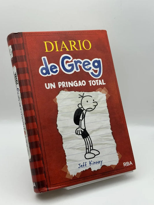 Diario de Greg: Un pringao total de Jeff Kinney | Libro segunda mano - Portada