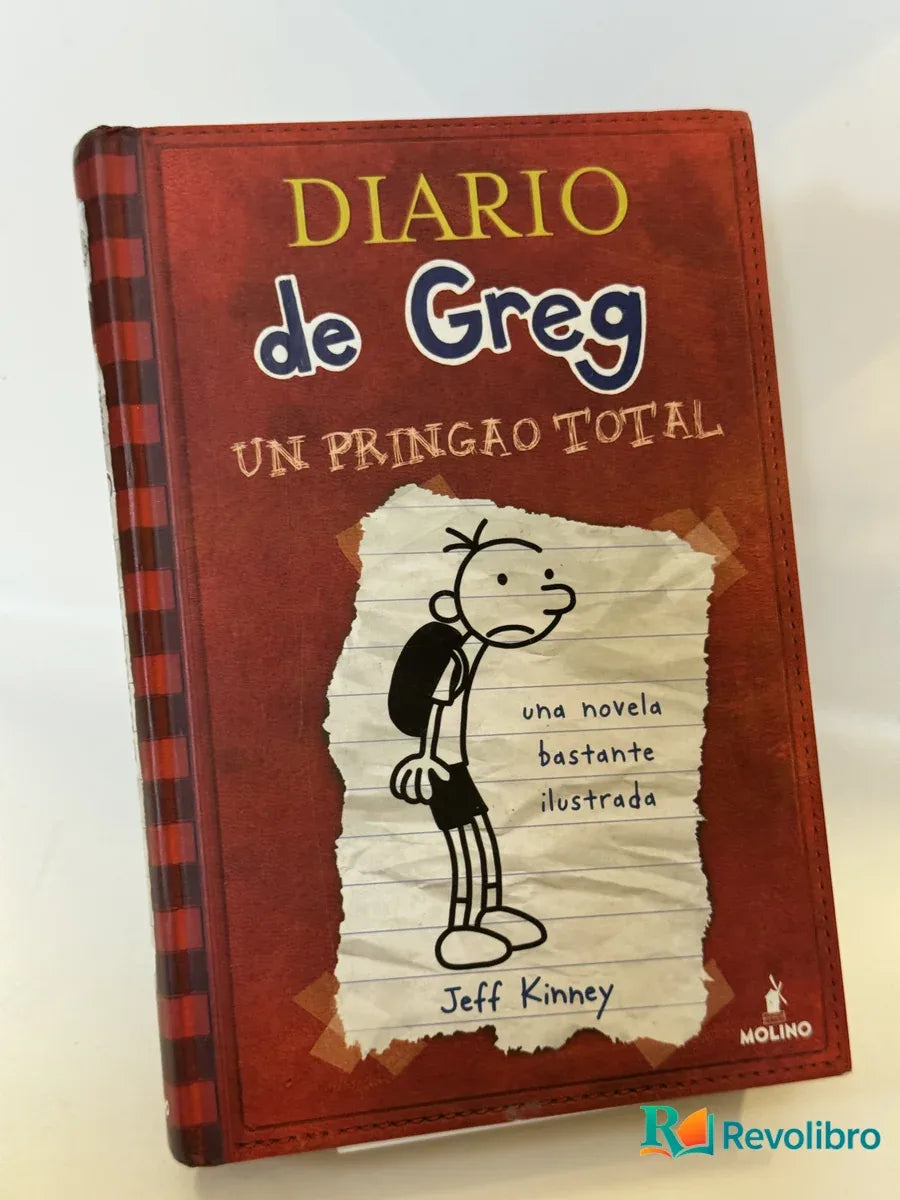 Portada de Diario de Greg: Un pringao total de Jeff Kinney, libro de segunda mano