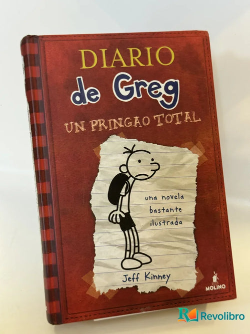 Portada de Diario de Greg: Un pringao total de Jeff Kinney, libro de segunda mano