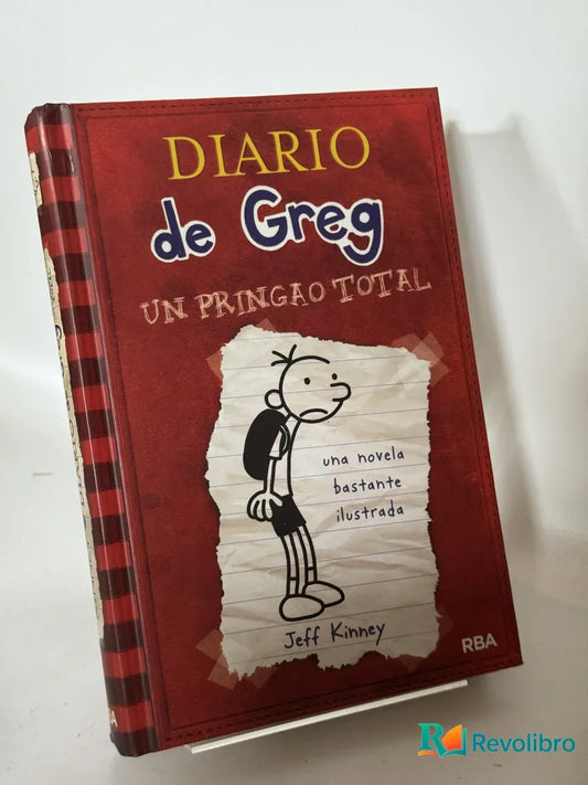 Portada de DIARIO de Greg un pringao total de Jeff Kinney, libro de segunda mano