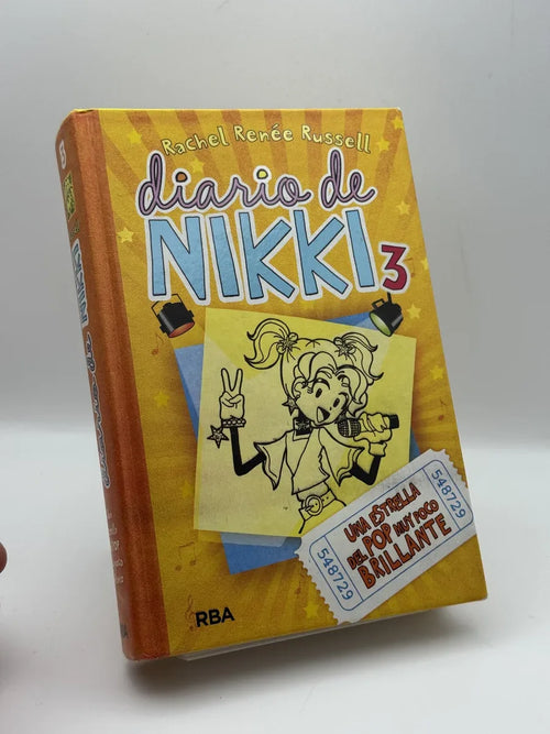 diario de nikki 3: una estrella del pop muy poco brillante de Rachel Renée Russell | Libro segunda mano - Portada