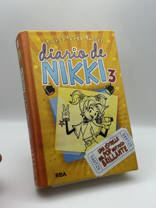 diario de nikki 3: una estrella del pop muy poco brillante de Rachel Renée Russell | Libro segunda mano - Portada