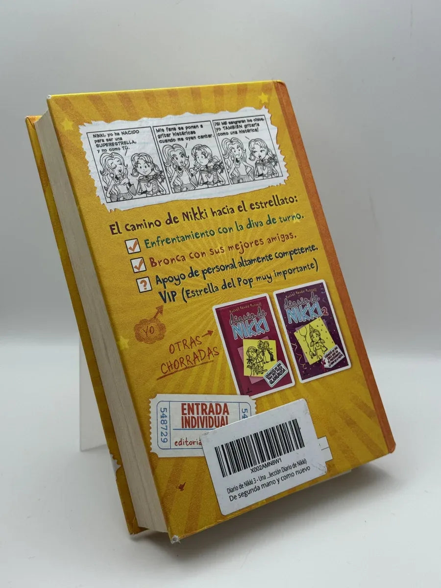 diario de nikki 3: una estrella del pop muy poco brillante de Rachel Renée Russell | Segunda mano - Foto 2