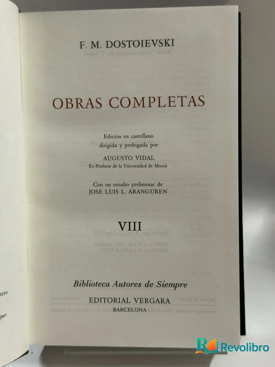 Foto 2 de Diario de un Escritor de F. M. Dostoievski, libro de segunda mano