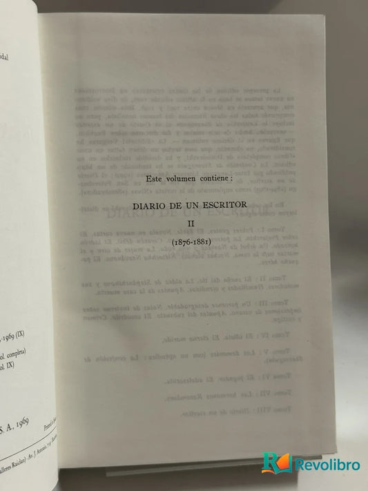Portada de Diario de un Escritor II (1876-1881) de F. M. Dostoievski, libro de segunda mano