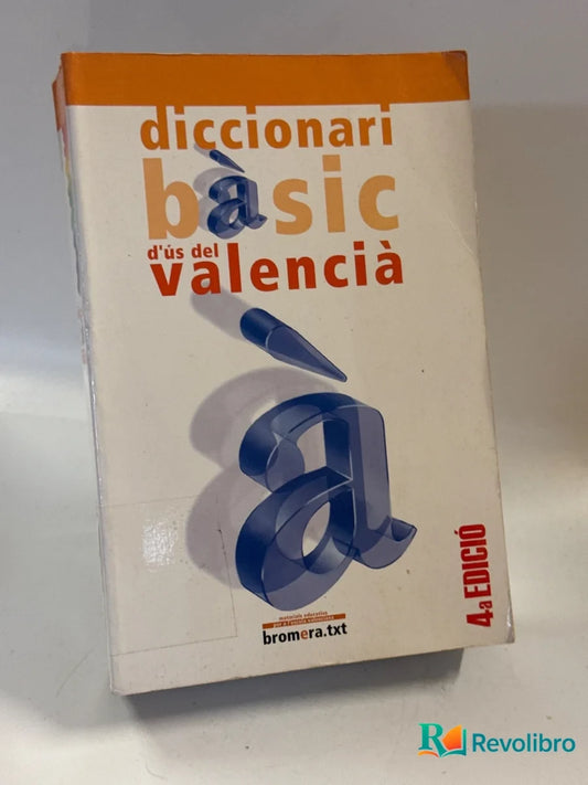 Portada de Diccionari bàsic d'ús del valencià de Josep Lacreu Cuesta, libro de segunda mano
