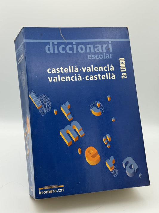 Diccionari escolar castellà-valencià, valencià-castellà - Portada