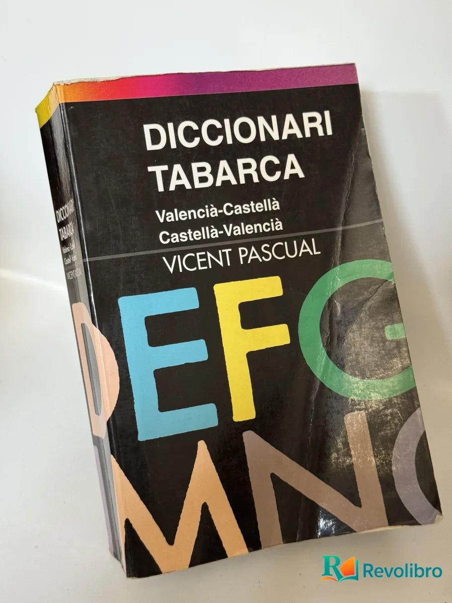 Portada de Diccionari Tabarca de Vicent Pascual, libro de segunda mano