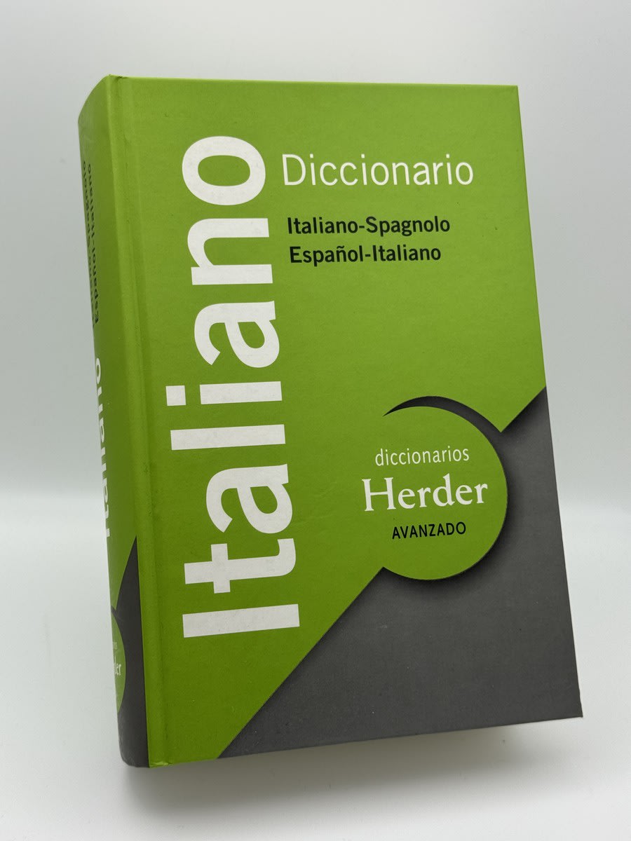 Portada de Diccionario Avanzado Italiano de Anna Giordano, libro de segunda mano