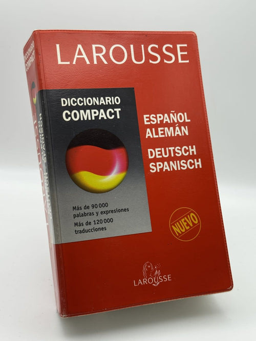 Portada de Diccionario compact español alemán, alemán español - Elvira de Moragas de Elvira de Moragas, libro de segunda mano