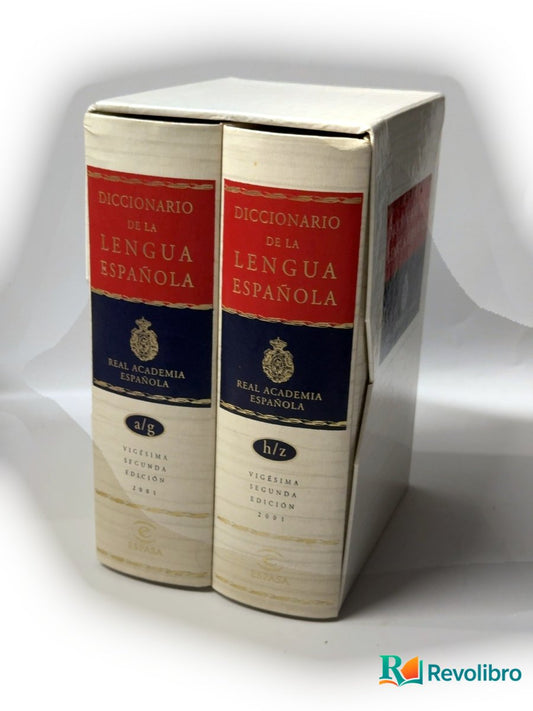 Portada de Diccionario de la lengua española 2 tomos de Real Academia Española, libro de segunda mano