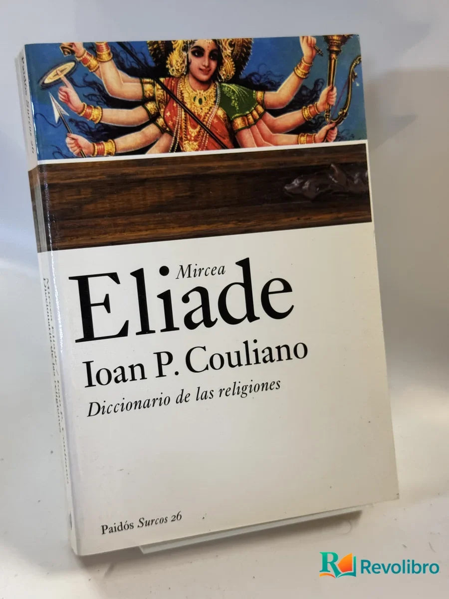 Portada de Diccionario de las religiones de Mircea Eliade, libro de segunda mano