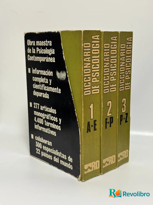 Portada de Diccionario de Psicología de No disponible, libro de segunda mano