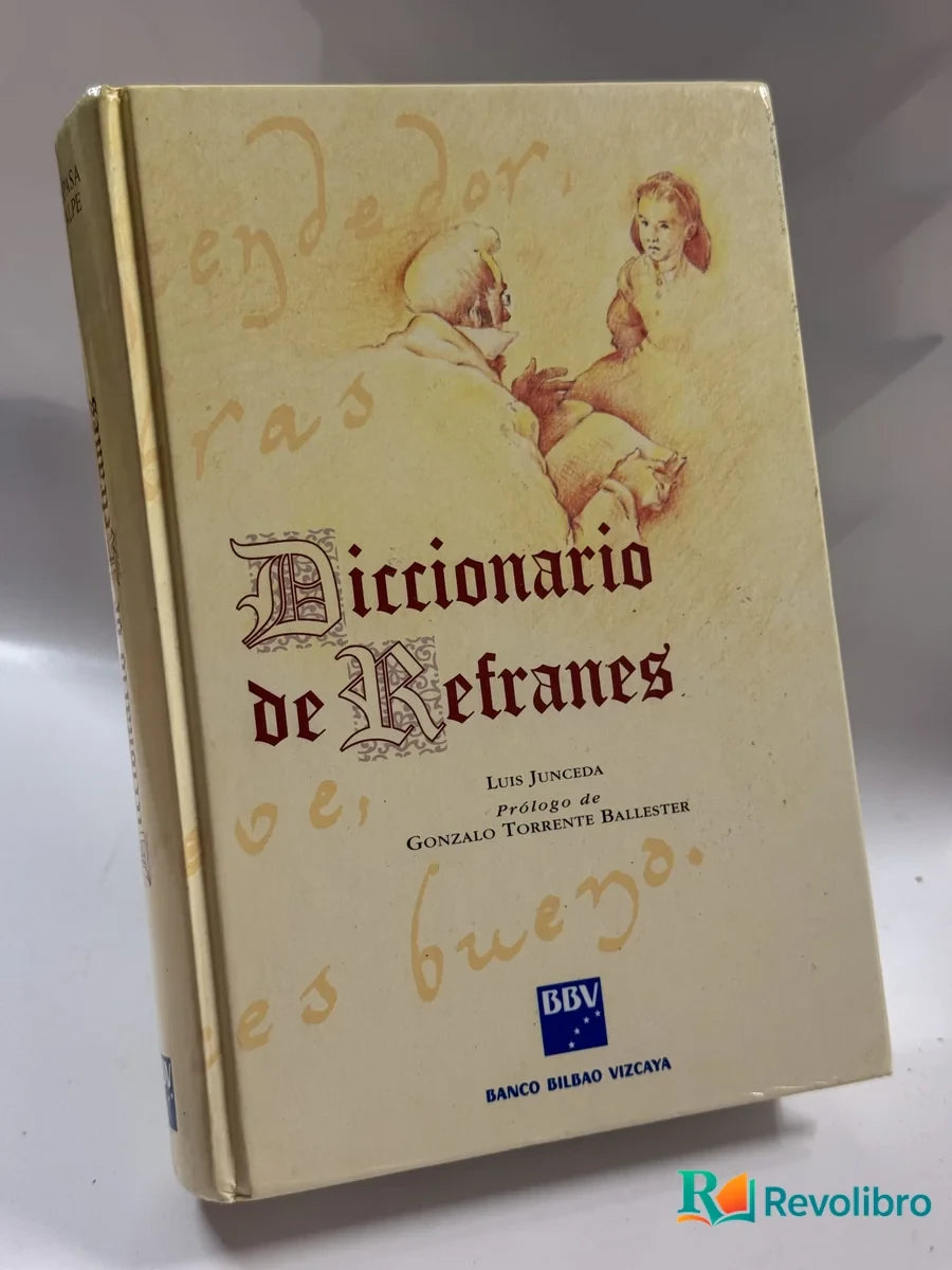 Portada de Diccionario de Refranes de Luis Junceda, libro de segunda mano