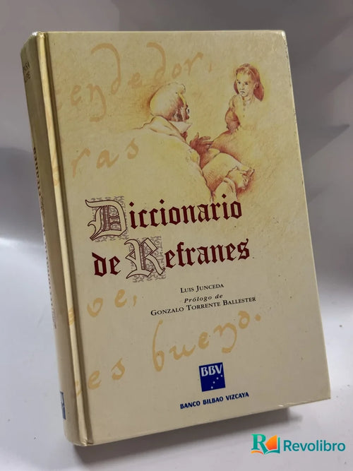 Portada de Diccionario de Refranes de Luis Junceda, libro de segunda mano