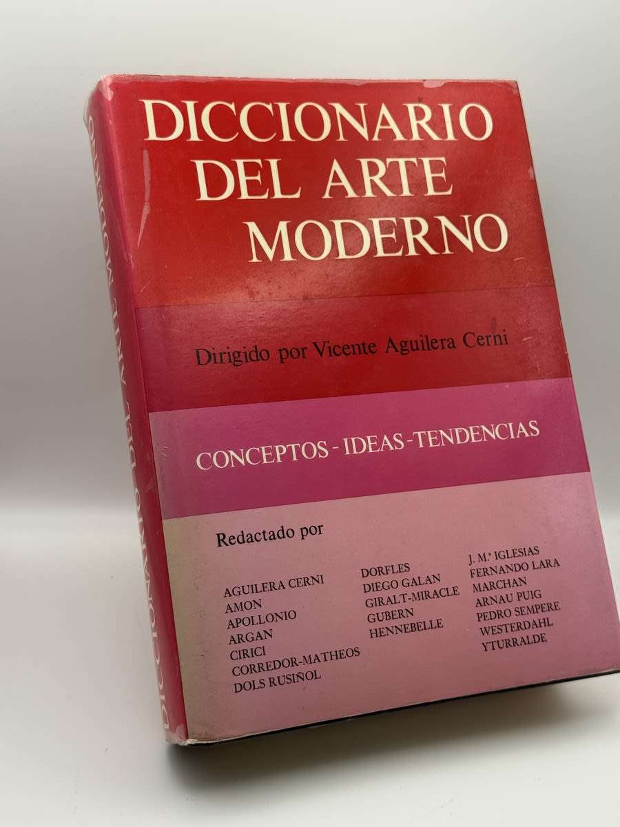 Diccionario del arte moderno - Portada