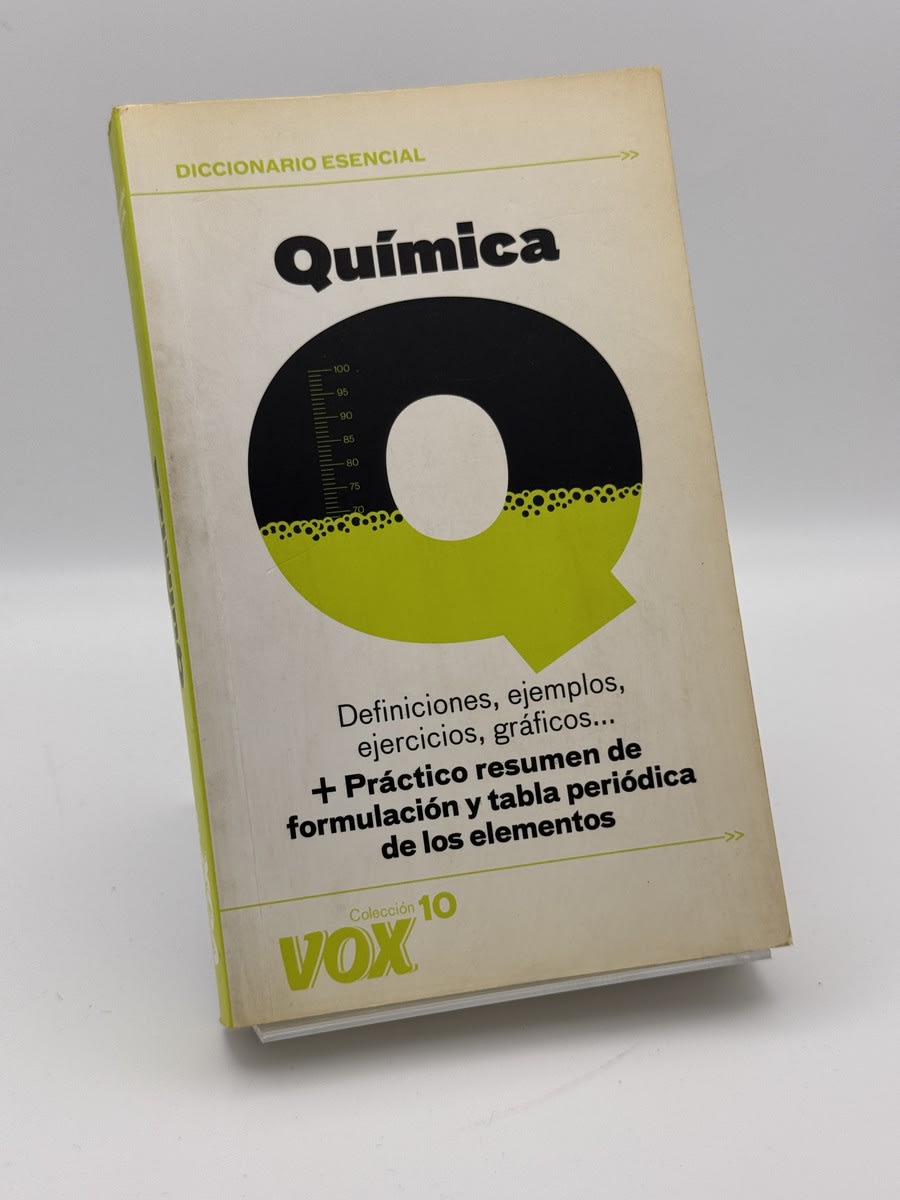 Portada de Diccionario esencial de química de Jordi Indurin Pons, libro de segunda mano