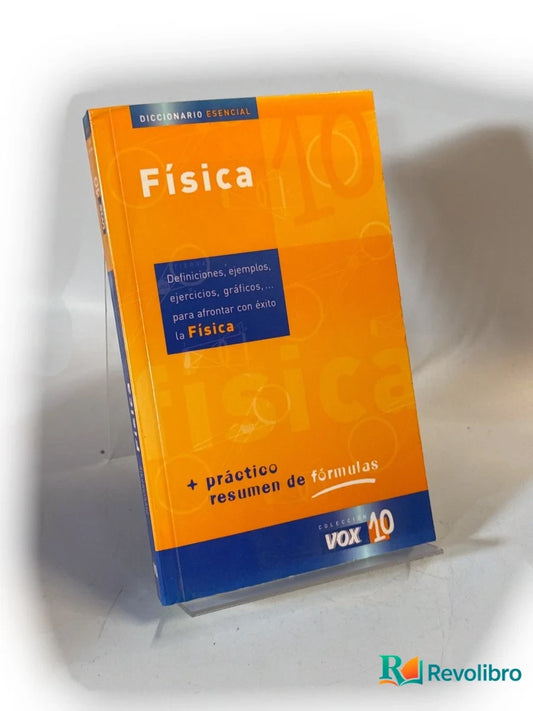 Portada de Diccionario esencial Física de Laura del Barrio Estévez, libro de segunda mano