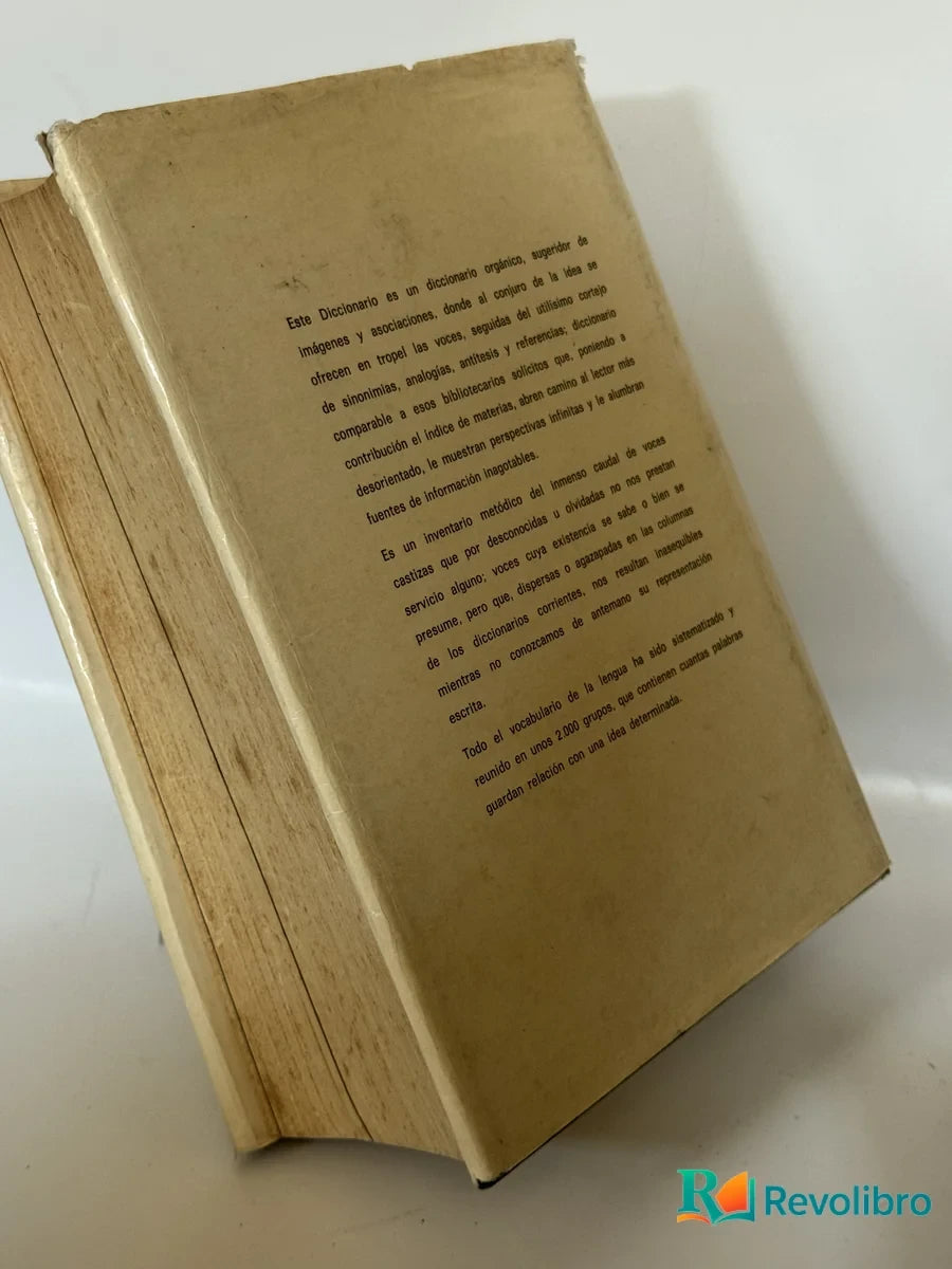 Foto 2 de diccionario ideológico de la lengua española de julio casares, libro de segunda mano