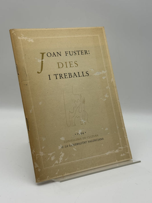 Portada de Dies i treballs - Joan Fuster de Joan Fuster, libro de segunda mano