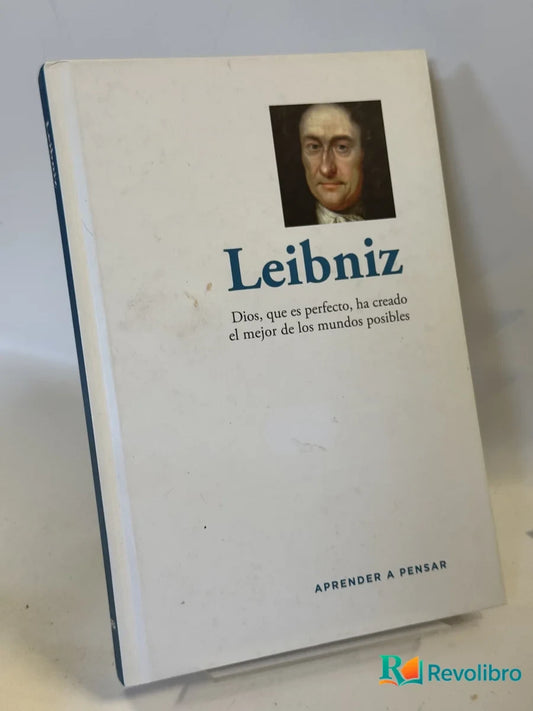 Portada de Dios, que es perfecto, ha creado el mejor de los mundos posibles de Leibniz, libro de segunda mano