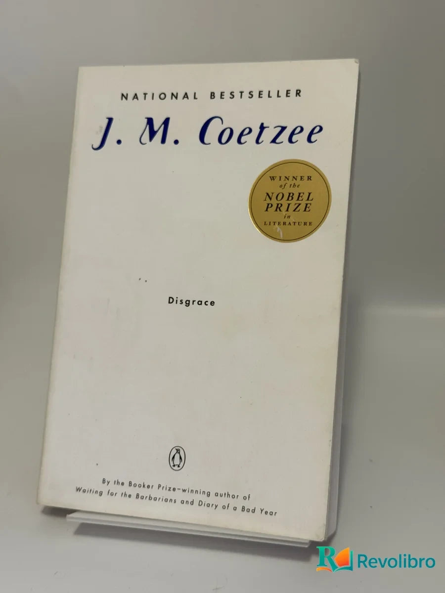 Portada de Disgrace de J. M. Coetzee, libro de segunda mano