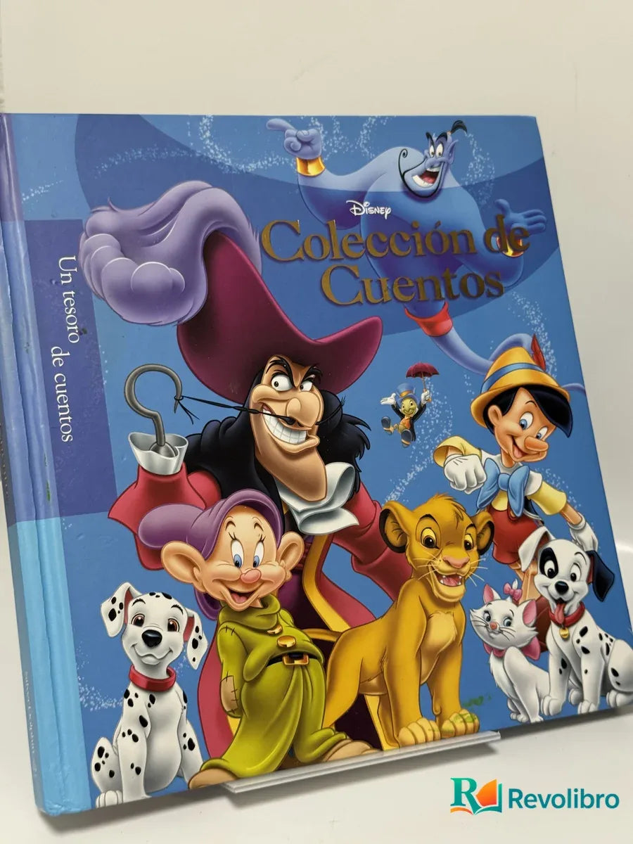 Portada de Disney Tesoro de cuentos de Silver Dolphin en Espanol, libro de segunda mano