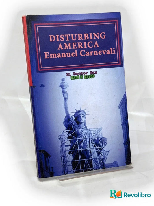 Portada de Disturbing America de Emanuel Carnevali, libro de segunda mano