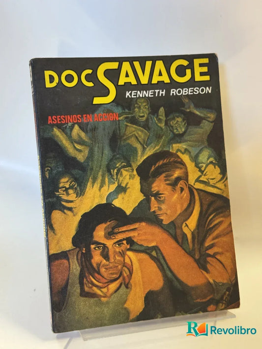 Portada de Doc Savage de Kenneth Robeson, libro de segunda mano