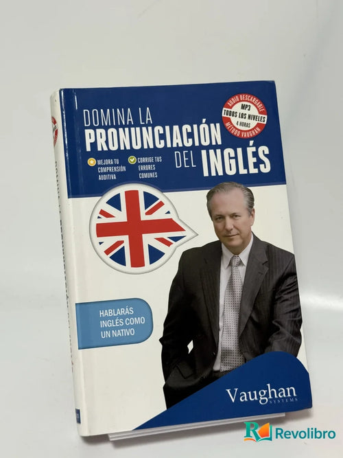 Portada de Domina la pronunciación del inglés de Vaughan, libro de segunda mano