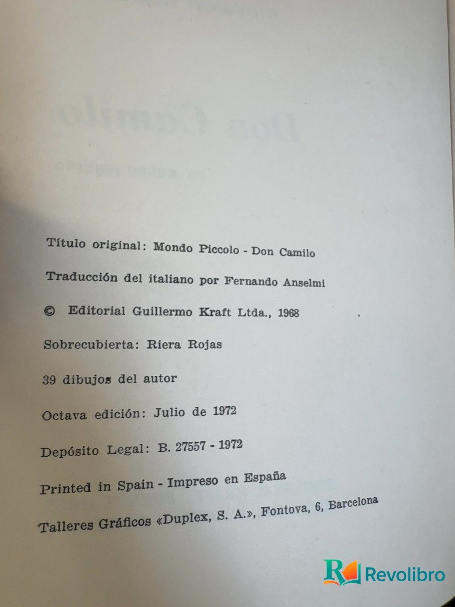 Foto 3 de Don Camilo de Giovanni Guareschi, libro de segunda mano