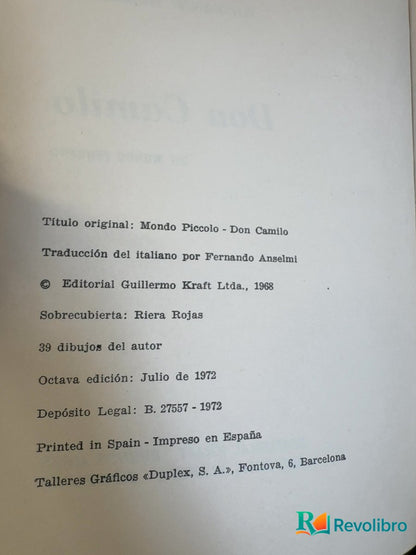 Foto 3 de Don Camilo de Giovanni Guareschi, libro de segunda mano