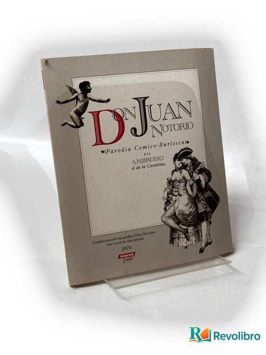 Portada de Don Juan Notorio de Ambrosio El de la Carabina, libro de segunda mano
